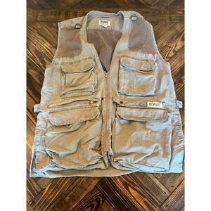 Domke Photographer Utility Vest Men Large Green Safari Pockets Fishing Vented